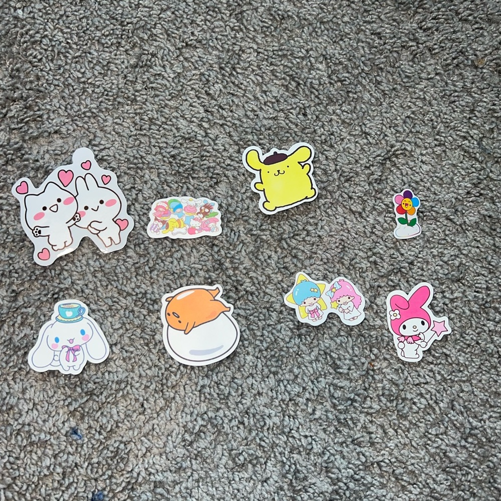 3 for $12 Cute Cartoon Hello Kitty Stickers Set